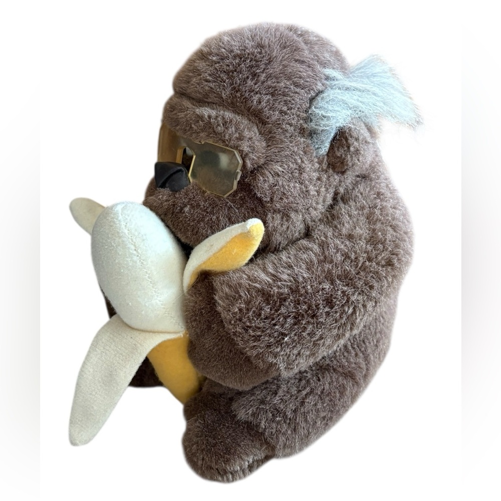 Embrace Senior Gorilla With Glasses and Banana Vintage Preowned - Picture 3 of 6